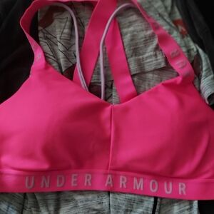 Under Armour Women's Pink Sports Bra
